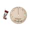 Glitzhome® LED Embroidered Linen Christmas Stocking & Tree Skirt Set
